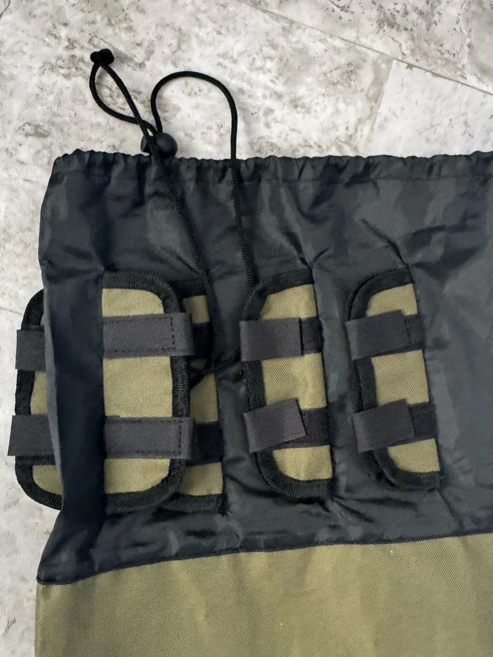 Olive Green Tactical hunting/fishing Gear Bag with Black Accents